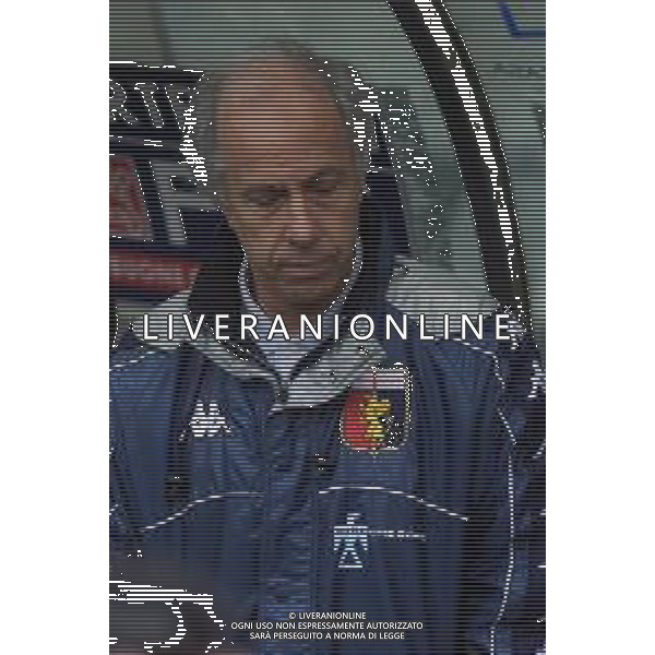 O4-03-2001 GENOVA-CAMPIONATO DI CALCIO SERIE B GENOA TERNANA 2-2 NELLA FOTO FRANCO SCOGLIO ALLENATORE GENOA CALCIO AG ALDO LIVERANI SAS