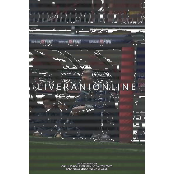 O4-03-2001 GENOVA-CAMPIONATO DI CALCIO SERIE B GENOA TERNANA 2-2 NELLA FOTO FRANCO SCOGLIO ALLENATORE GENOA CALCIO AG ALDO LIVERANI SAS