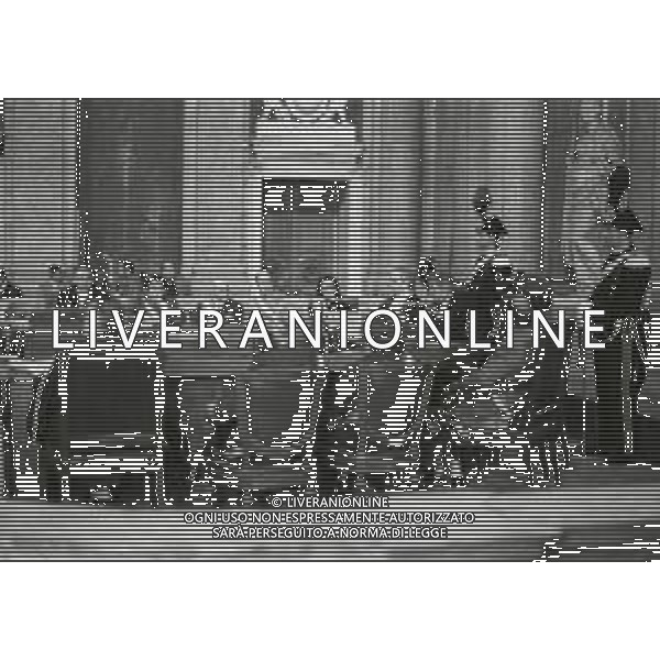 1973 GENOVA-PROCESSO LORENZO BOZANO PER IL RAPIMENTO E L\'OMICIDIO DI MILENA SUTTER NELLA FOTO IL PROCESSO CON LA CORTE AG ALDO LIVERANI SAS
