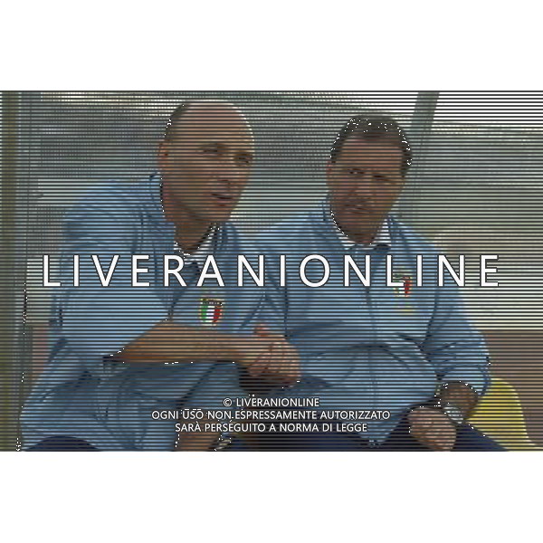 Europei di Calcio Under 17 Italia-Turchia Nella foto: Rocca Francesco e Piacenti Mauro.* Ph Gianni Nucci/Agenzia Aldo Liverani