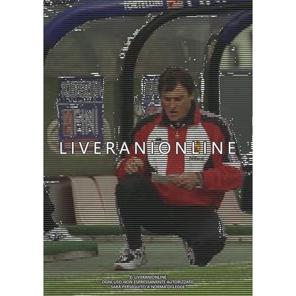 08-11-1998 BERGAMO - CAMPIONATO DI CALCIO SERIE B ATALANTA LUCCHESE 1-0 NELLA FOTO GIUSEPPE PAPADOPULO ALLENATORE LUCCHESE AG ALDO LIVERANI SAS