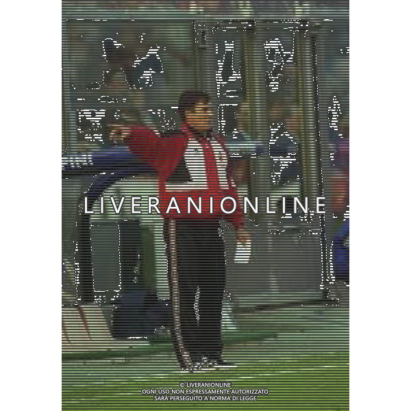 08-11-1998 BERGAMO - CAMPIONATO DI CALCIO SERIE B ATALANTA LUCCHESE 1-0 NELLA FOTO GIUSEPPE PAPADOPULO ALLENATORE LUCCHESE AG ALDO LIVERANI SAS