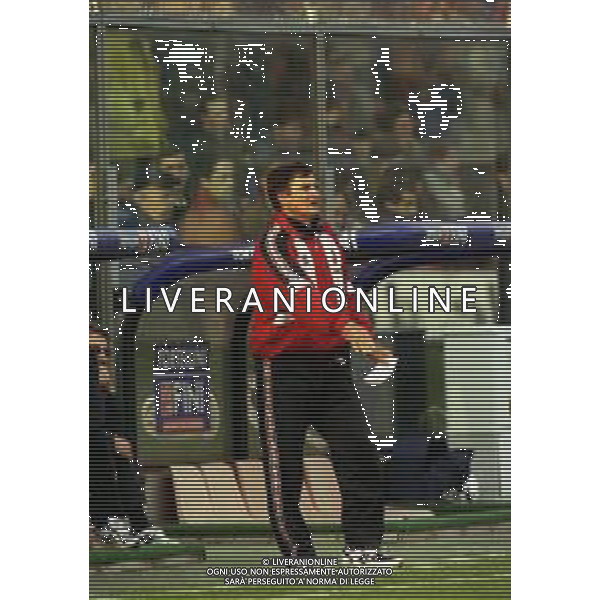 08-11-1998 BERGAMO - CAMPIONATO DI CALCIO SERIE B ATALANTA LUCCHESE 1-0 NELLA FOTO GIUSEPPE PAPADOPULO ALLENATORE LUCCHESE AG ALDO LIVERANI SAS