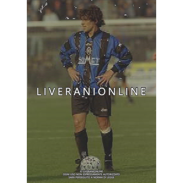08-11-1998 BERGAMO - CAMPIONATO DI CALCIO SERIE B ATALANTA LUCCHESE 1-0 NELLA FOTO MASSIMO ORLANDO AG ALDO LIVERANI SAS