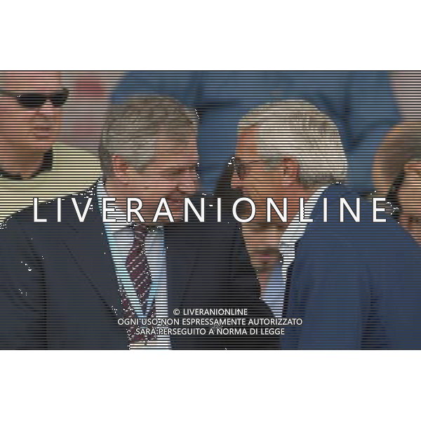 Europei di Calcio Under 17 Italia-Turchia Nella foto: Lippi Marcello con Pairetto Pierluigi.* Ph Gianni Nucci/Agenzia Aldo Liverani