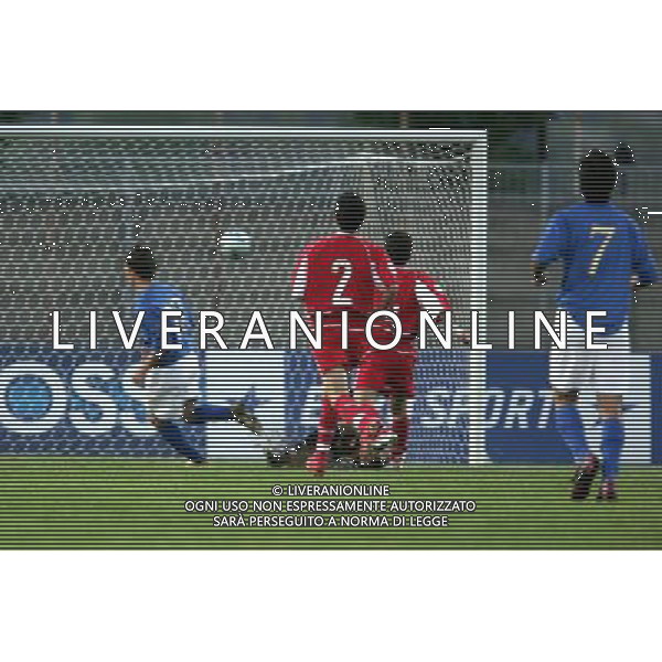 Europei di Calcio Under 17 Italia-Turchia Nella foto: Gol di Russotto Andrea.* Ph Gianni Nucci/Agenzia Aldo Liverani