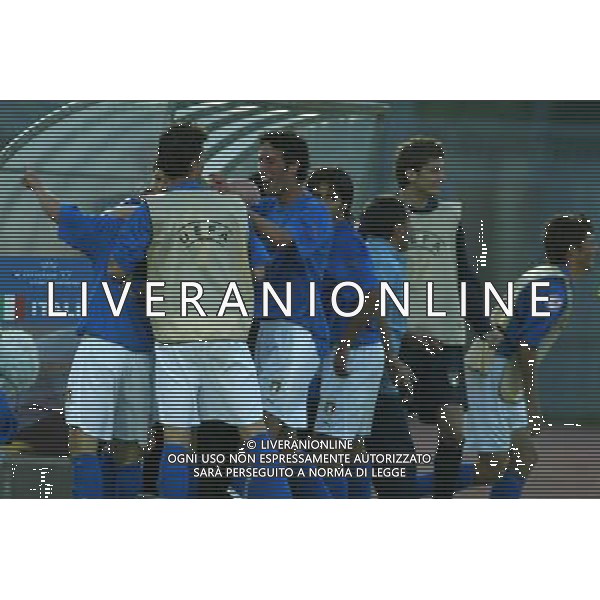 Europei di Calcio Under 17 Italia-Turchia Nella foto: Gioia dei giocatori dell\'Italia.* Ph Gianni Nucci/Agenzia Aldo Liverani