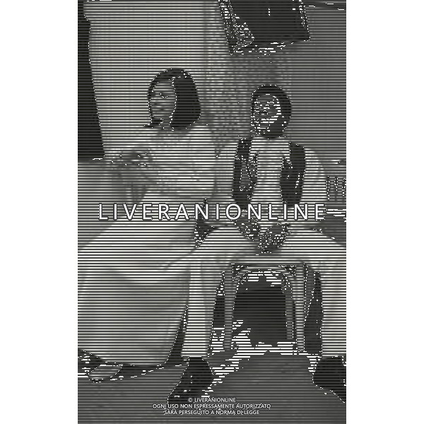 1969 SANREMO FESTIVAL DELLA CANZONE ITALIANA SANREMO NELLA FOTO Rosanna Fratello - Brenton Wood AG ALDO LIVERANI SAS