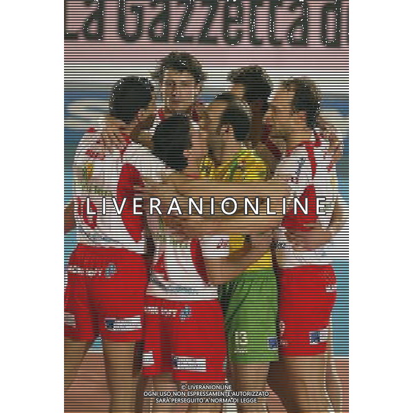 Play off Campionato di Volley serie A 2004/05 partita: Mecerata - Sysley TV nella foto: Festa - Macerata foto:S.Rosa/Liverani