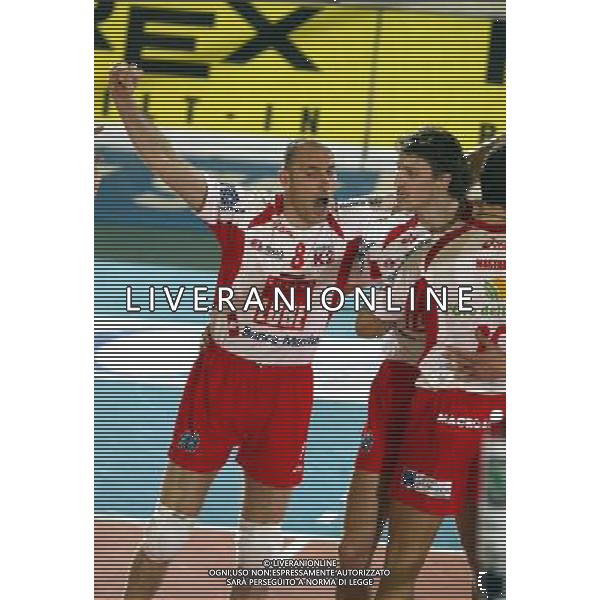 Play off Campionato di Volley serie A 2004/05 partita: Mecerata - Sysley TV nella foto: Festa Bracci - Macerata foto:S.Rosa/Liverani