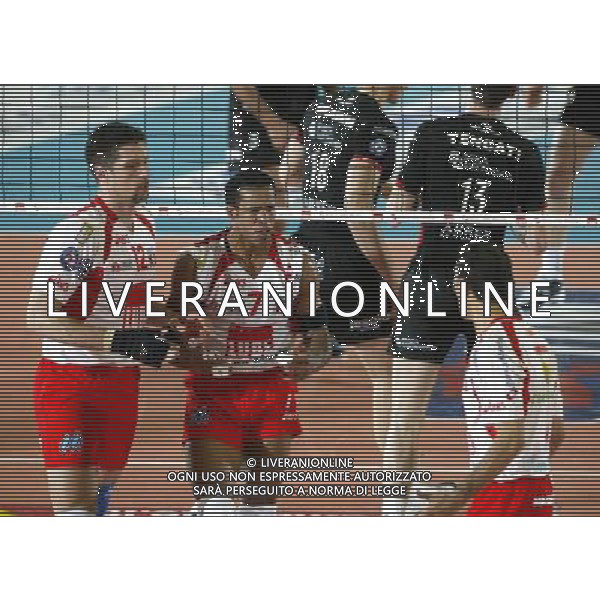 Play off Campionato di Volley serie A 2004/05 partita: Mecerata - Sysley TV nella foto: Dennis - Macerata foto:S.Rosa/Liverani