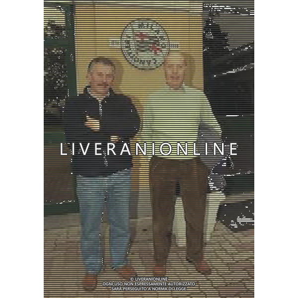 1999 MILANO- SERVIZIO CHRISTIAN ABBIATI PORTIERE DEL MILAN CALCIO NELLA FOTO IL PADRE DI CHRISTIAN ABBIATI AG ALDO LIVERANI SAS