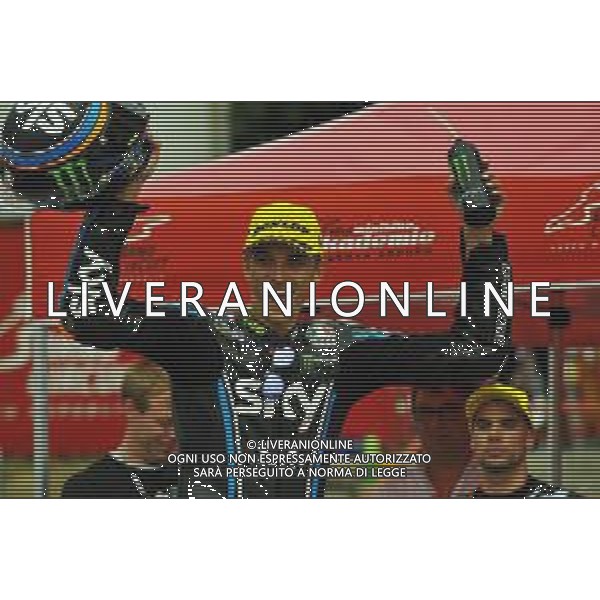 Motomondiale, GP Repubblica Ceca, Podio MotoGP. Nella foto: Luca Marini foto adriano iemmi-ag aldo liverani sas