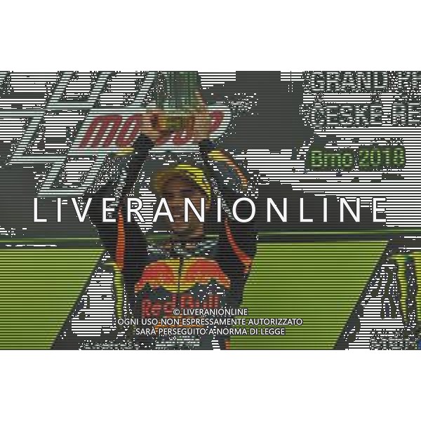 Motomondiale, GP Repubblica Ceca, Podio MotoGP. Nella foto: Miguel Oliveira foto adriano iemmi-ag aldo liverani sas