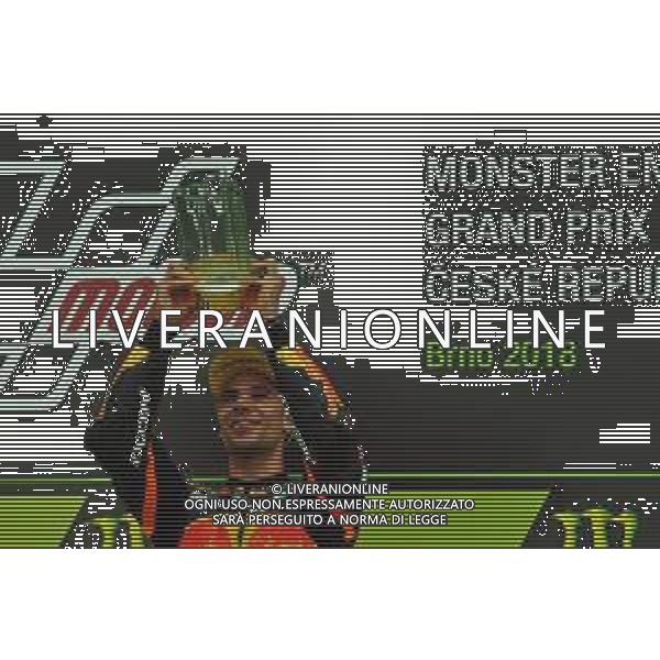 Motomondiale, GP Repubblica Ceca, Podio MotoGP. Nella foto: Miguel Oliveira foto adriano iemmi-ag aldo liverani sas