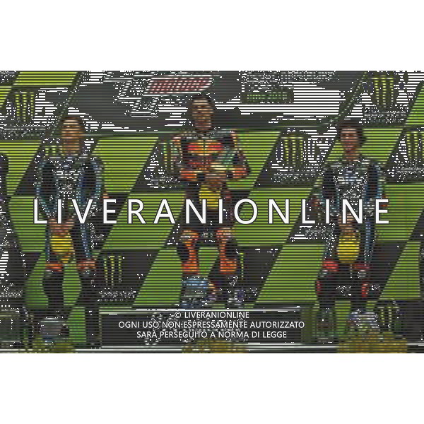 Motomondiale, GP Repubblica Ceca, Podio MotoGP. Nella foto: Podio foto adriano iemmi-ag aldo liverani sas