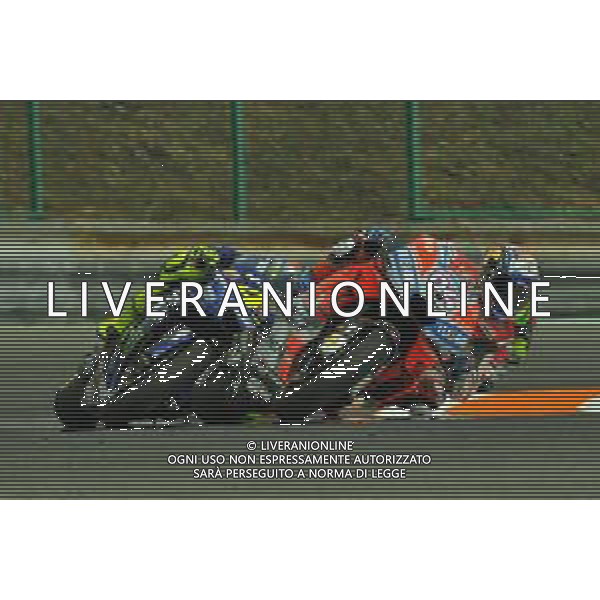 Motomondiale, GP Repubblica Ceca, Podio MotoGP. Nella foto: fasi della gara foto adriano iemmi-ag aldo liverani sas