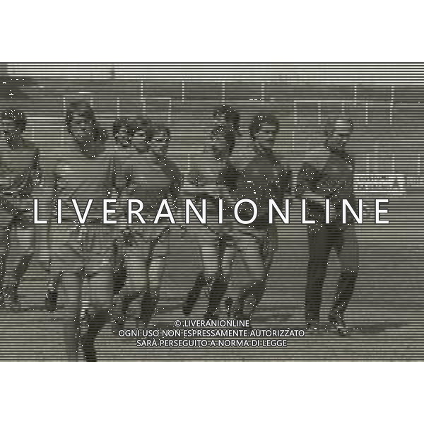 1982 VIGO CAMPIONATO DEL MONDO SPAGNA 1982 ALLENAMENTO NAZIONALE ITALIANA NELLA FOTO ALLENAMENTO NAZIONALE ITALIANA AG ALDO LIVERANI SAS