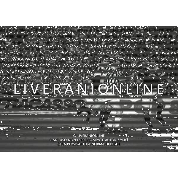 10-04-1985 TORINO-SEMIFINALE DI ANDATA COPPA DEI CAMPIONI JUVENTUS BORDEAUX 3-0 NELLA FOTO ZBIGNEW BONIEK AG ALDO LIVERANI SAS