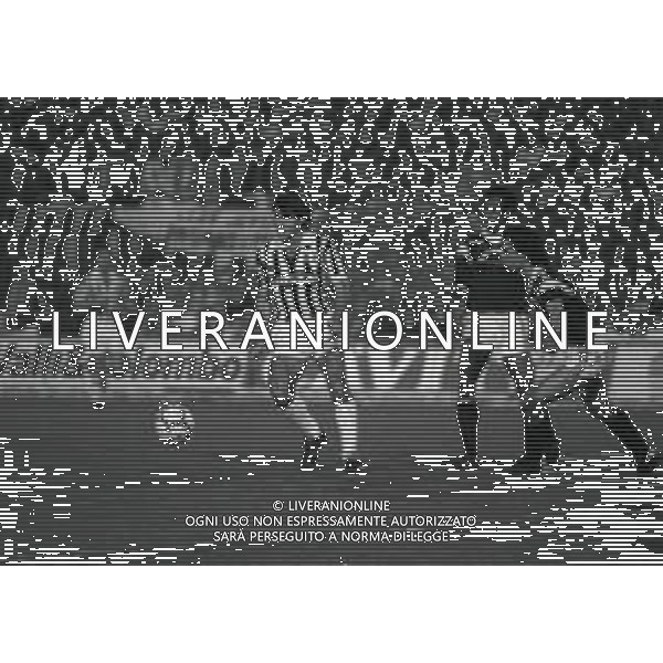 10-04-1985 TORINO-SEMIFINALE DI ANDATA COPPA DEI CAMPIONI JUVENTUS BORDEAUX 3-0 NELLA FOTO MASSIMO BRIASCHI AG ALDO LIVERANI SAS