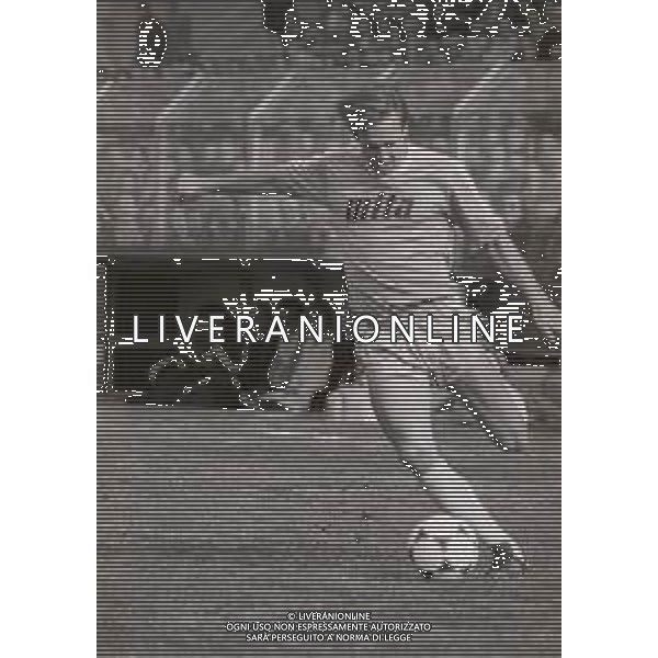 16-03-1986 COMO-CAMPIONATO DI CALCIOS ERIE A COMO PISA 1-1 NELLA FOTO DAN CORNELIUSSON AG ALDO LIVERANI SAS