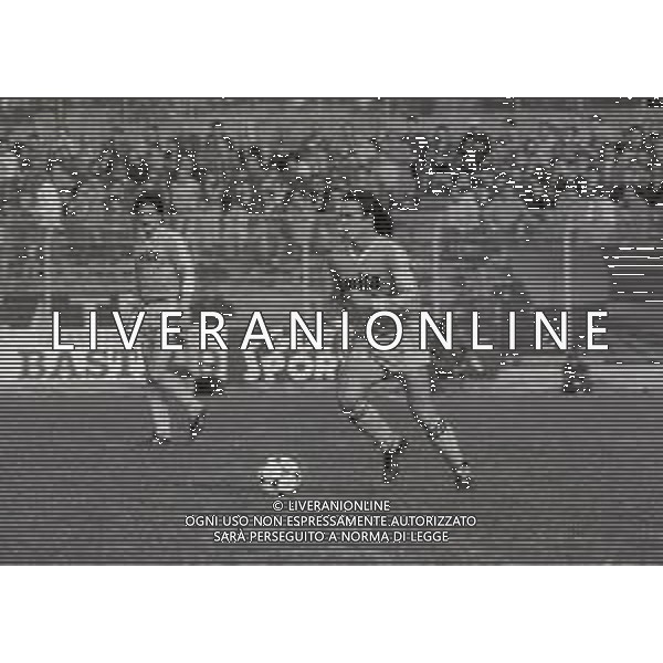 16-03-1986 COMO-CAMPIONATO DI CALCIOS ERIE A COMO PISA 1-1 NELLA FOTO DIRCEU AG ALDO LIVERANI SAS