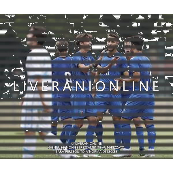 Misano Adriatico 08/08/2018 Partita Amichevole ITALIA Under 20 - SAN MARINO nella Foto: Esultanza italia ©Claudio Zamagni-Agenzia Aldo Liverani s.a.s.