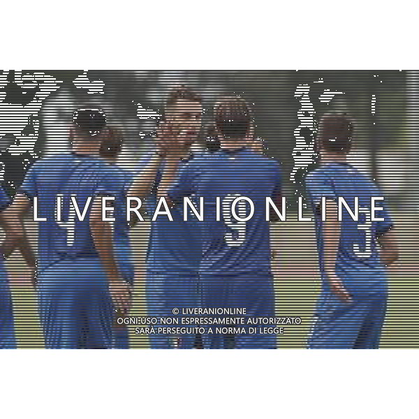 Misano Adriatico 08/08/2018 Partita Amichevole ITALIA Under 20 - SAN MARINO nella Foto: Esultanza italia ©Claudio Zamagni-Agenzia Aldo Liverani s.a.s.