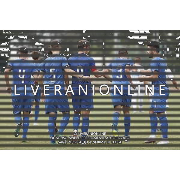 Misano Adriatico 08/08/2018 Partita Amichevole ITALIA Under 20 - SAN MARINO nella Foto: Esultanza italia ©Claudio Zamagni-Agenzia Aldo Liverani s.a.s.
