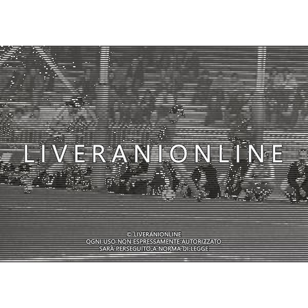 16-02-1980 NAPOLI- AMICHEVOLE ITALIA ROMANIA 2-1 NELLA FOTO MARCO TARDELLI AG ALDO LIVERANI SAS