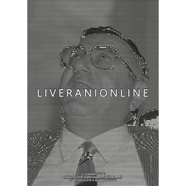 1985-1986 RIUNIONE PRESIDENTI IN LEGA NELLA FOTO ROMEO ANCONETANI PRESIDENTE PISA CALCIO AG ALDO LIVERANI SAS