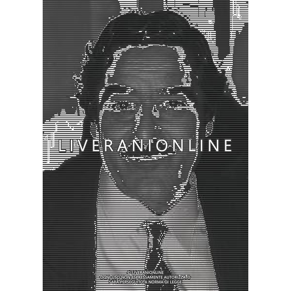 1985-1986 RIUNIONE PRESIDENTI IN LEGA NELLA FOTO FRANCO IURLANO PRESIDENTE LECCE CALCIO AG ALDO LIVERANI SAS