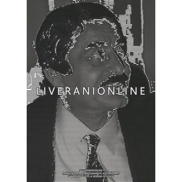 1985-1986 RIUNIONE PRESIDENTI IN LEGA NELLA FOTO FRANCO IURLANO PRESIDENTE LECCE CALCIO AG ALDO LIVERANI SAS