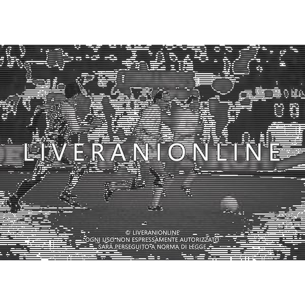 11-12-1985 MILANO OTTAVI DI FINALE COPPA UEFA MILAN WAREGEM 1-2 NELLA FOTO RAY WILKINS AG ALDO LIVERANI SAS