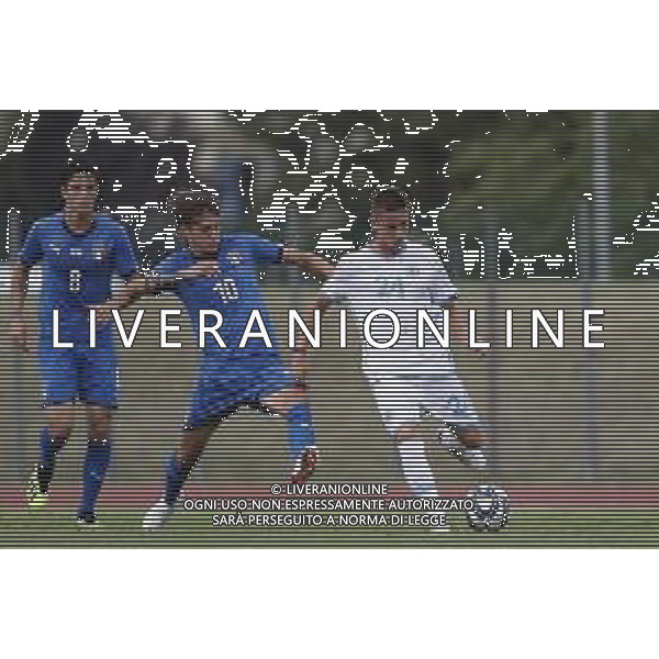 Misano Adriatico 08/08/2018 Partita Amichevole ITALIA Under 20 - SAN MARINO nella Foto: Colpani Andrea (Atalanta) Berardi Filippo ©Claudio Zamagni-Agenzia Aldo Liverani s.a.s.