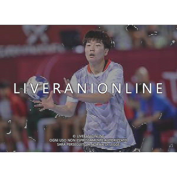 2018.08.09 Kielce Pilka reczna Mlodziezowe Mistrzostwa Swiata w Pilce Recznej Kobiet do lat 18 Chiny - Rosja N/z Mengxue Zhou Foto Rafal Rusek / PressFocus/NEWSPIX.PL 2018.08.09 Kielce Handball IHF Youth U18 Womens World Championship 2018 China - Russia Mengxue Zhou Credit: Rafal Rusek / PressFocus --- Newspix.pl AG ALDO LIVERANI SAS