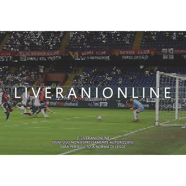 Coppa Italia 2018-2019 terzo turno Genoa-Lecce Genova (Italia) - 11.08.2018 Genoa-Lecce Nella Foto: Il primo goal di Krzysztof Piatek /Ph.Cebrelli-Ag. Aldo Liverani