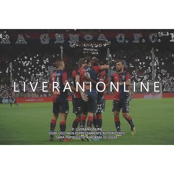 Coppa Italia 2018-2019 terzo turno Genoa-Lecce Genova (Italia) - 11.08.2018 Genoa-Lecce Nella Foto: Esultanza Genoa /Ph.Cebrelli-Ag. Aldo Liverani