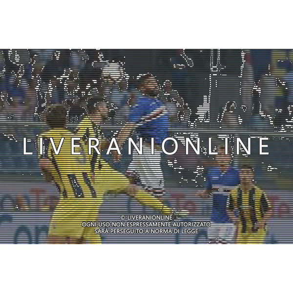 Coppa Italia 2018-2019 terzo turno Sampdoria-Viterbese Castrense Genova (Italia) - 12.08.2018 Sampdoria-Viterbese C. Nella Foto: Michele Rinaldi e Gregoire Defrel /Ph.Cebrelli-Ag. Aldo Liverani