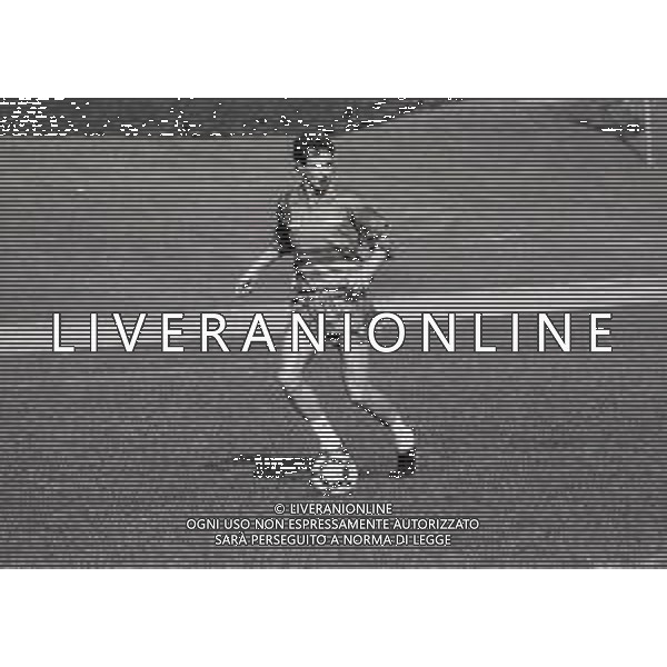 1987 -1988 MILANELLO ALLENAMENTO NAZIONALE ITALIANA NELLA FOTO ROBERTO TRICELLA AG ALDO LIVERANI SAS