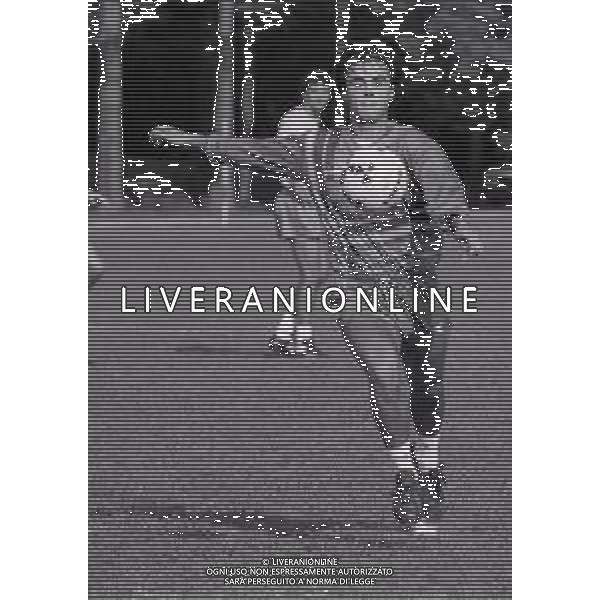 1987 -1988 MILANELLO ALLENAMENTO NAZIONALE ITALIANA NELLA FOTO GIUSEPPE GIANNINI AG ALDO LIVERANI SAS