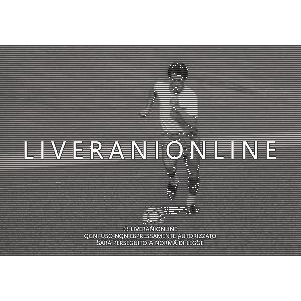 1987 -1988 MILANELLO ALLENAMENTO NAZIONALE ITALIANA NELLA FOTO SALVATORE BAGNI AG ALDO LIVERANI SAS