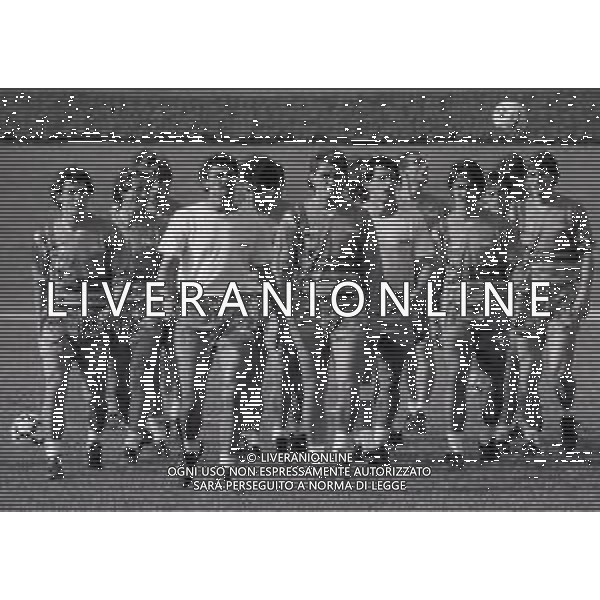 1987 -1988 MILANELLO ALLENAMENTO NAZIONALE ITALIANA NELLA FOTO ALLENAMENTO NAZIOANALE ITALIANA AG ALDO LIVERANI SAS