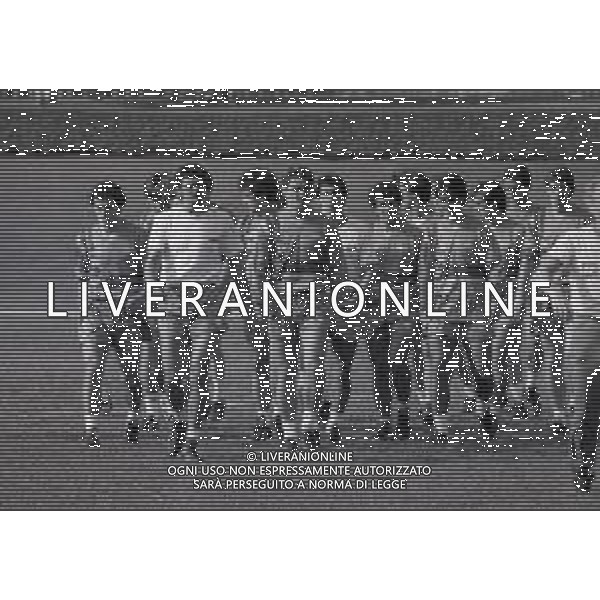 1987 -1988 MILANELLO ALLENAMENTO NAZIONALE ITALIANA NELLA FOTO ALLENAMENTO NAZIONALE ITALIANA AG ALDO LIVERANI SAS