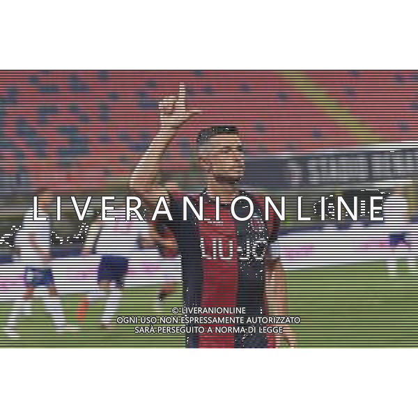 BOLOGNA - PADOVA COPPA ITALIA TIM CUP 12.08.2018 NELLA FOTO Esultanza dopo il gol di Blerim Dzemaili ©OPTIMAFOTO/AGENZIA ALDO LIVERANI SAS