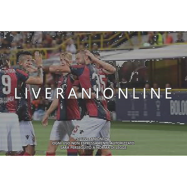 BOLOGNA - PADOVA COPPA ITALIA TIM CUP 12.08.2018 NELLA FOTO esultanza dopo il gol di Mitchell Dijks ©OPTIMAFOTO/AGENZIA ALDO LIVERANI SAS