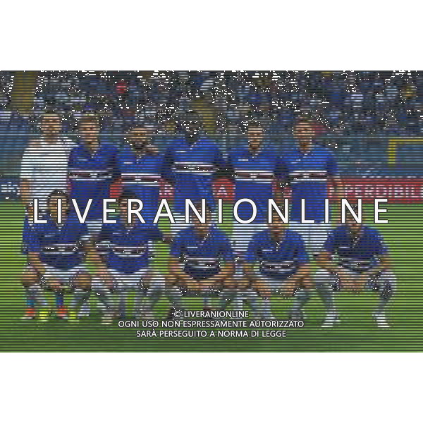 Coppa Italia 2018-2019 terzo turno Sampdoria-Viterbese Castrense Genova (Italia) - 12.08.2018 Sampdoria-Viterbese C. Nella Foto: Sampdoria formazione 2018-2019 /Ph.Cebrelli-Ag. Aldo Liverani