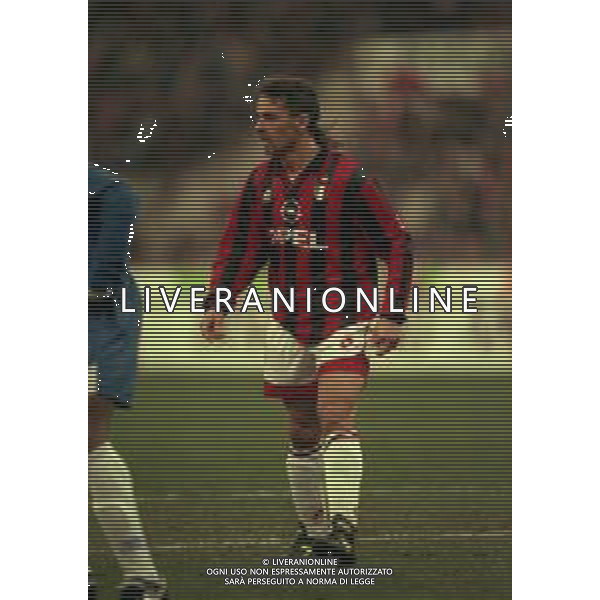 19-02-1997 MILANO AMICHEVOLE MILAN CHELSEA 2-0 NELLA FOTO ROBERTO BAGGIO AG ALDO LIVERANI SAS
