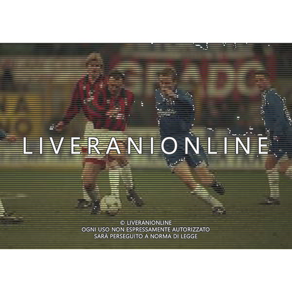 19-02-1997 MILANO AMICHEVOLE MILAN CHELSEA 2-0 NELLA FOTO PIETRO VIERCHOWOD AG ALDO LIVERANI SAS
