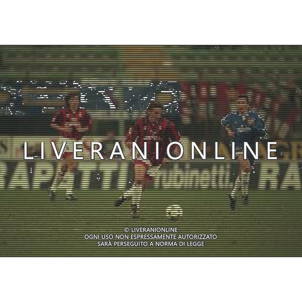 19-02-1997 MILANO AMICHEVOLE MILAN CHELSEA 2-0 NELLA FOTO ROBERTO BAGGIO AG ALDO LIVERANI SAS